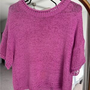 Women's Pink Knit Sweater